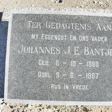 BANTJES Johannes J.E. 1888-1967