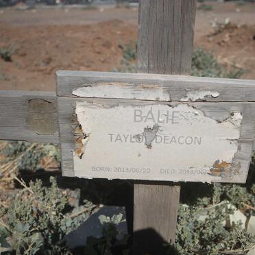 BALIE Taylo? Deacon 2013-2013