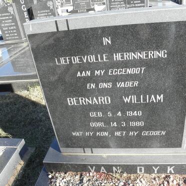 DYK Bernard William, van 1940-1980