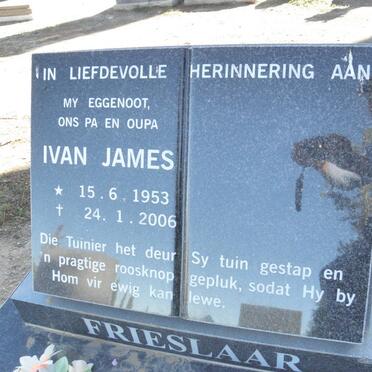 FRIESLAAR Ivan James 1953-2006