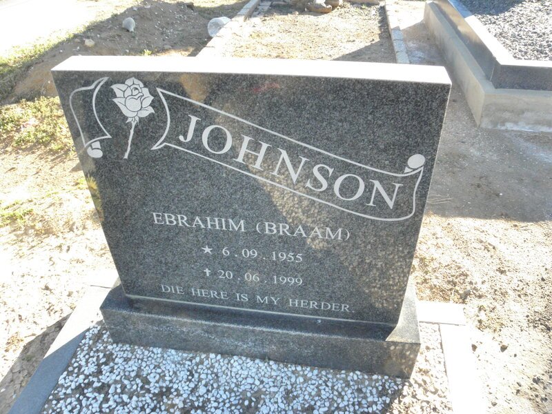 JOHNSON Ebrahim 1955-1999