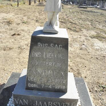 JAARSVELD Andrea, van 1978-1978