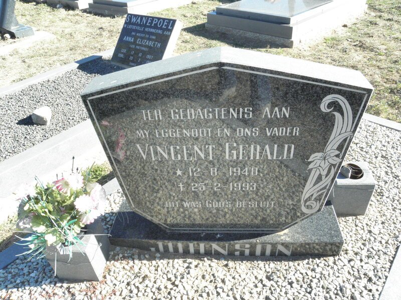 JOHNSON Vincent Gerald 1948-1993