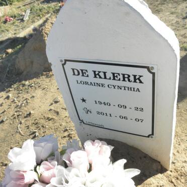 KLERK Loraine Cynthia, De 1940-2011