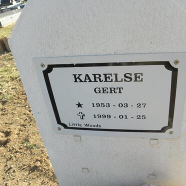 KARELSE Gert 1953-1999