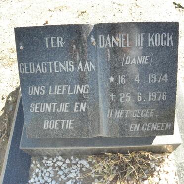 KOCK Daniel, De 1974-1976