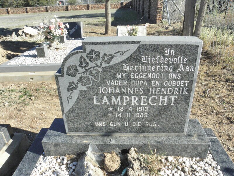 LAMPRECHT Johannes Hendrik 1913-1989
