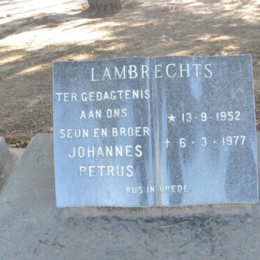 LAMBRECHTS Johannes Petrus 1952-1977