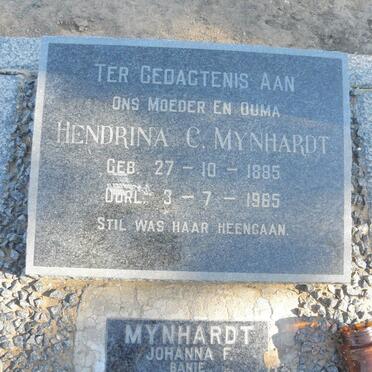MYNHARDT Hendrina C. 1885-1965 :: MYNHARDT Johanna F. 1919-1989