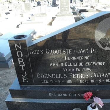 NORTJE Cornelius Petrus Johannes 1918-1977