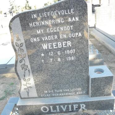 OLIVIER Weeber 1907-1981