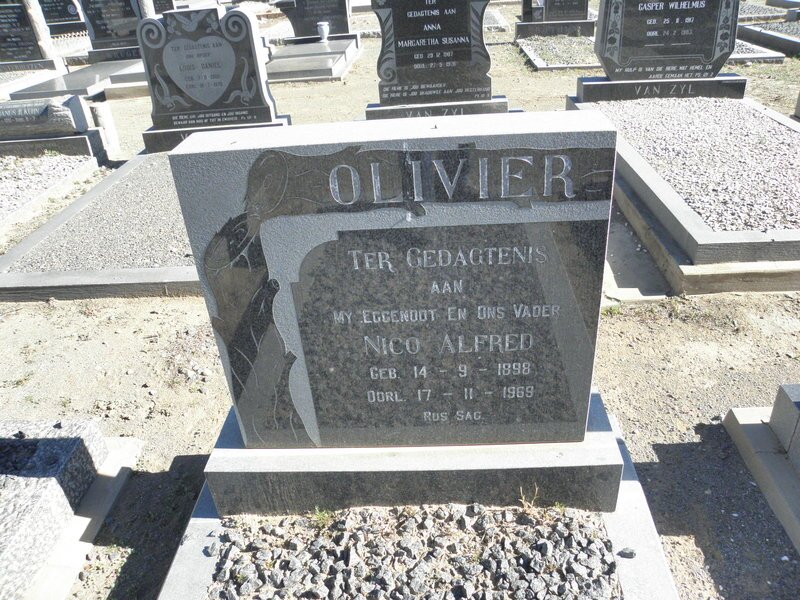 OLIVIER Nico Alfred 1898-1969