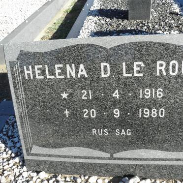 ROUX Helena D., Le 1916-1980