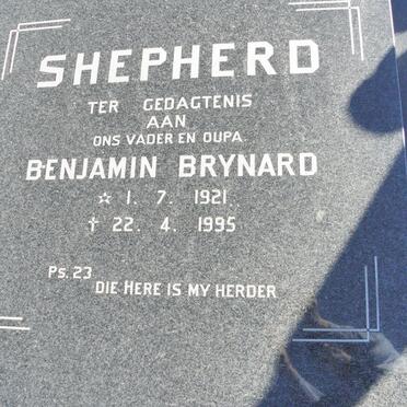 SHAPHERD Benjamin Brynard 1921-1995