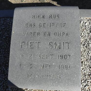 SMIT Piet 1907-1981