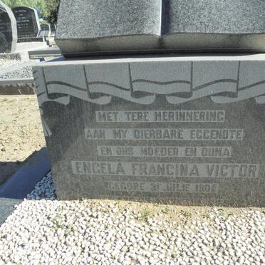 VICTOR Sarel J.A. 1896-1971 &amp; Engela Francina 1900-1969