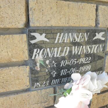 HANSEN Ronald Winston 1922-1999