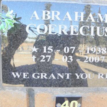 COERECIUS Abraham 1938-2007