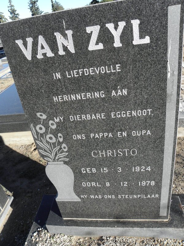 ZYL Christo, van 1924-1978