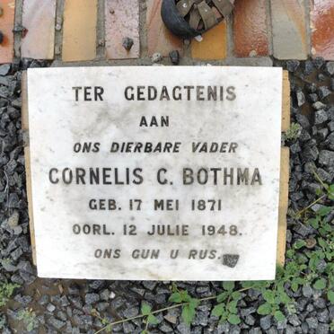 BOTHMA Cornelis C. 1871-1948