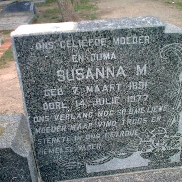 BOTES Susanna M. 1891-1977