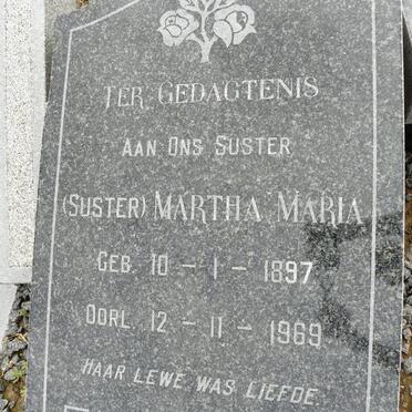 BURGER Martha Maria 1897-1969