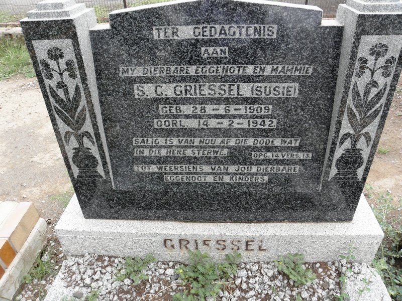 GRIESSEL S.C. 1909-1942