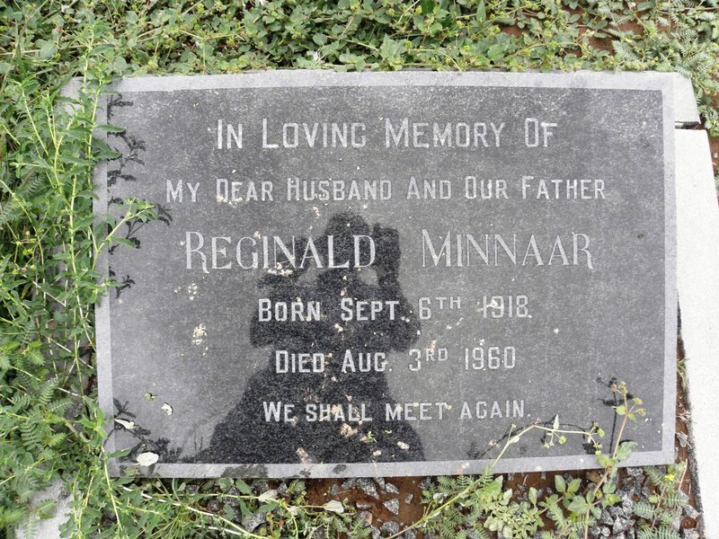 MINNAAR Reginald 1918-1960