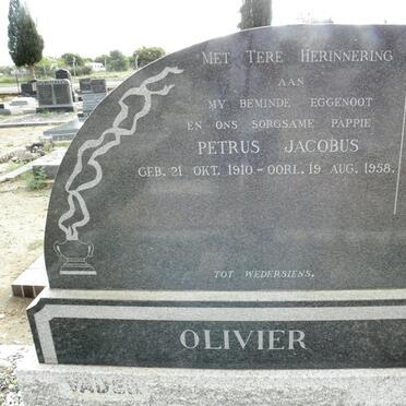 OLIVIER Petrus Jacobus 1910-1958
