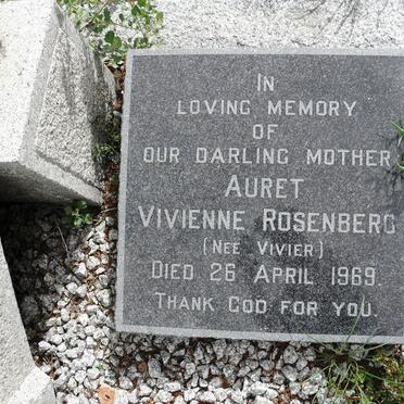 ROSENBERG Auret Vivienne nee VIVIER -1969