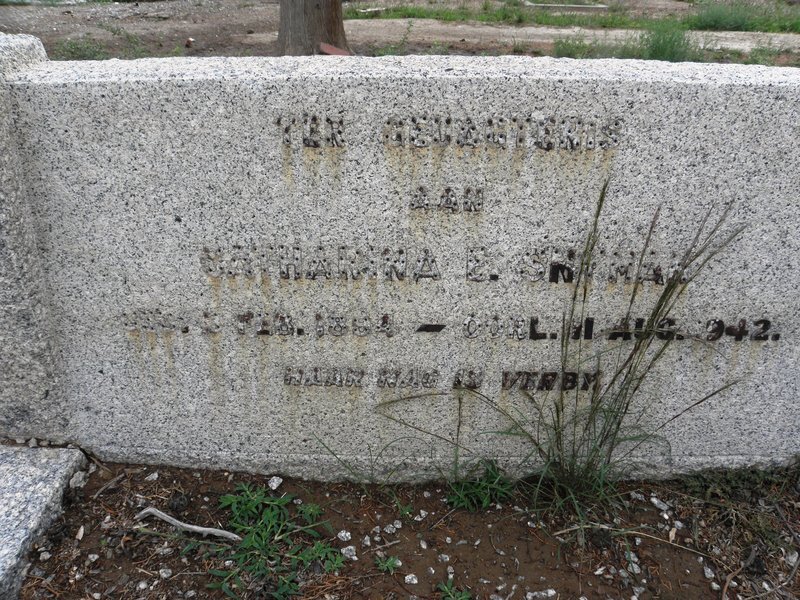 SNYMAN Catharina 1894-1942