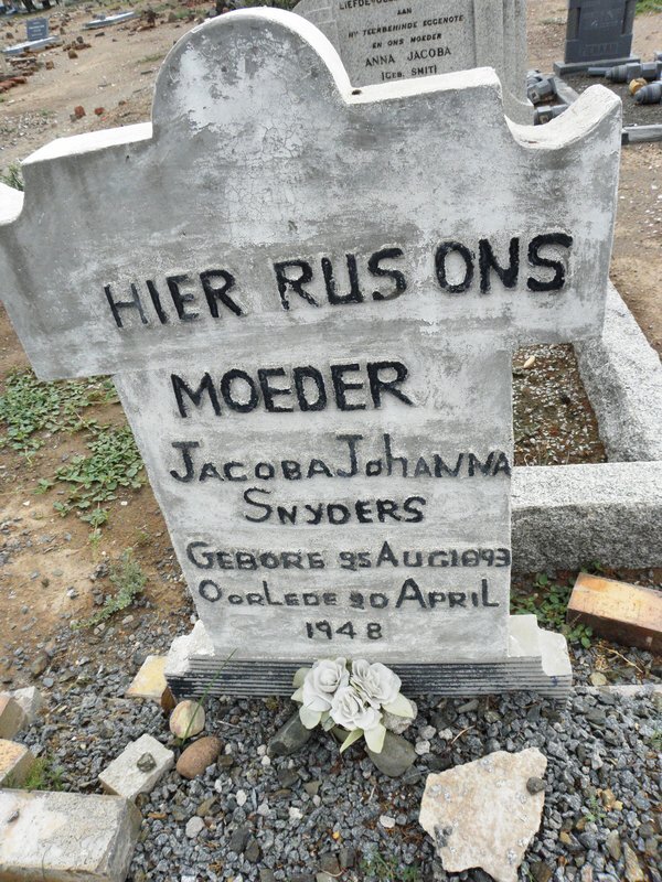 SNYDERS Jacoba Johanna 1893-1948