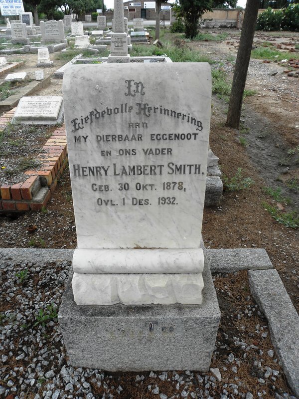 SMITH Henry Lambert 1878-1932