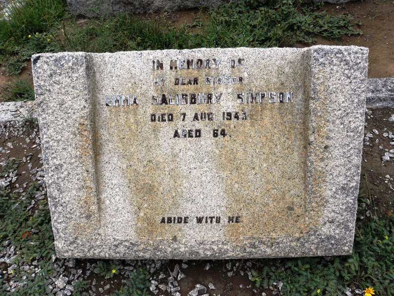 SIMPSON Emma Salisbury -1943