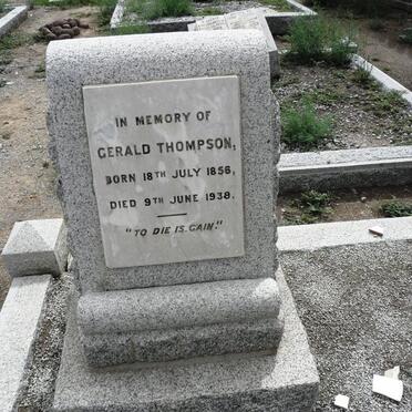THOMPSON Gerald 1856-1938