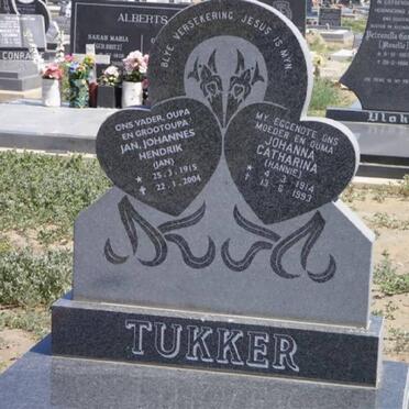 TUKKER Jan Johannes Hendrik 1915-2004 &amp; Johanna Catharina 1914-1993