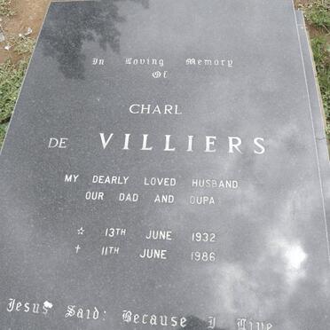 VILLIERS Charl, de 1932-1986