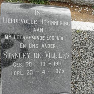 VILLIERS Stanley, de 1911-1975