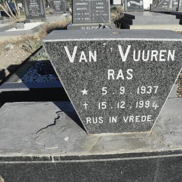 VUUREN Ras, van 1937-1994