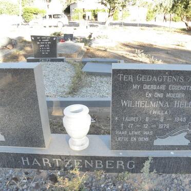 HARTZENBERG Wilhelmina Helena nee AURET 1945-1979