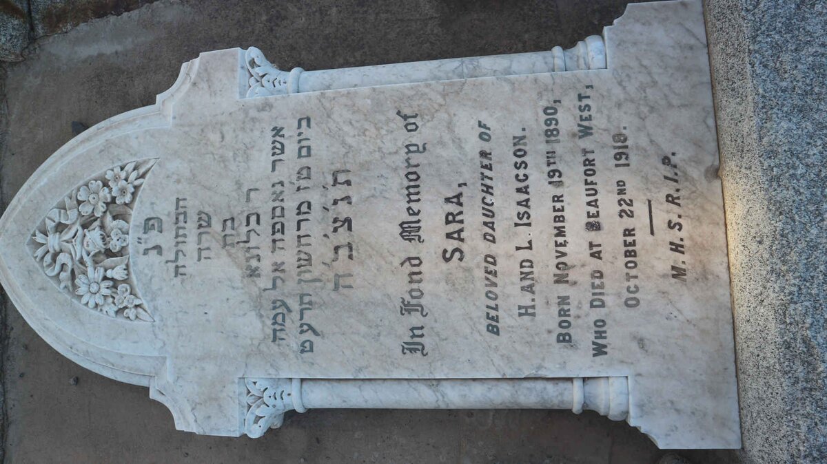 ISAACSON Sara 1890-1918