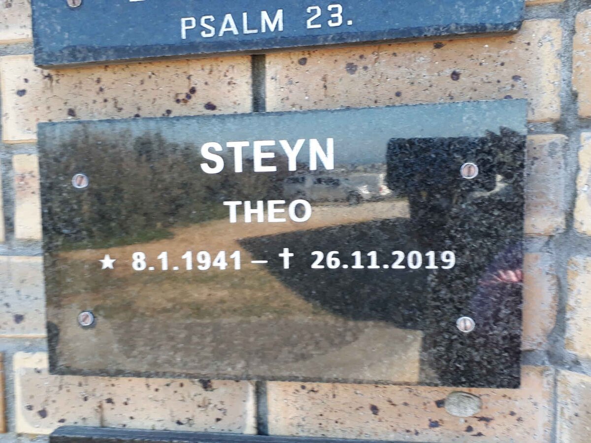 STEYN Theo 1941-2019