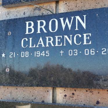 BROWN Clarence 1945-2011