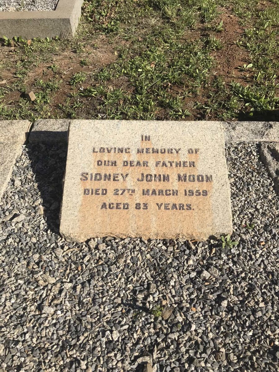 MOON Sidney John -1959