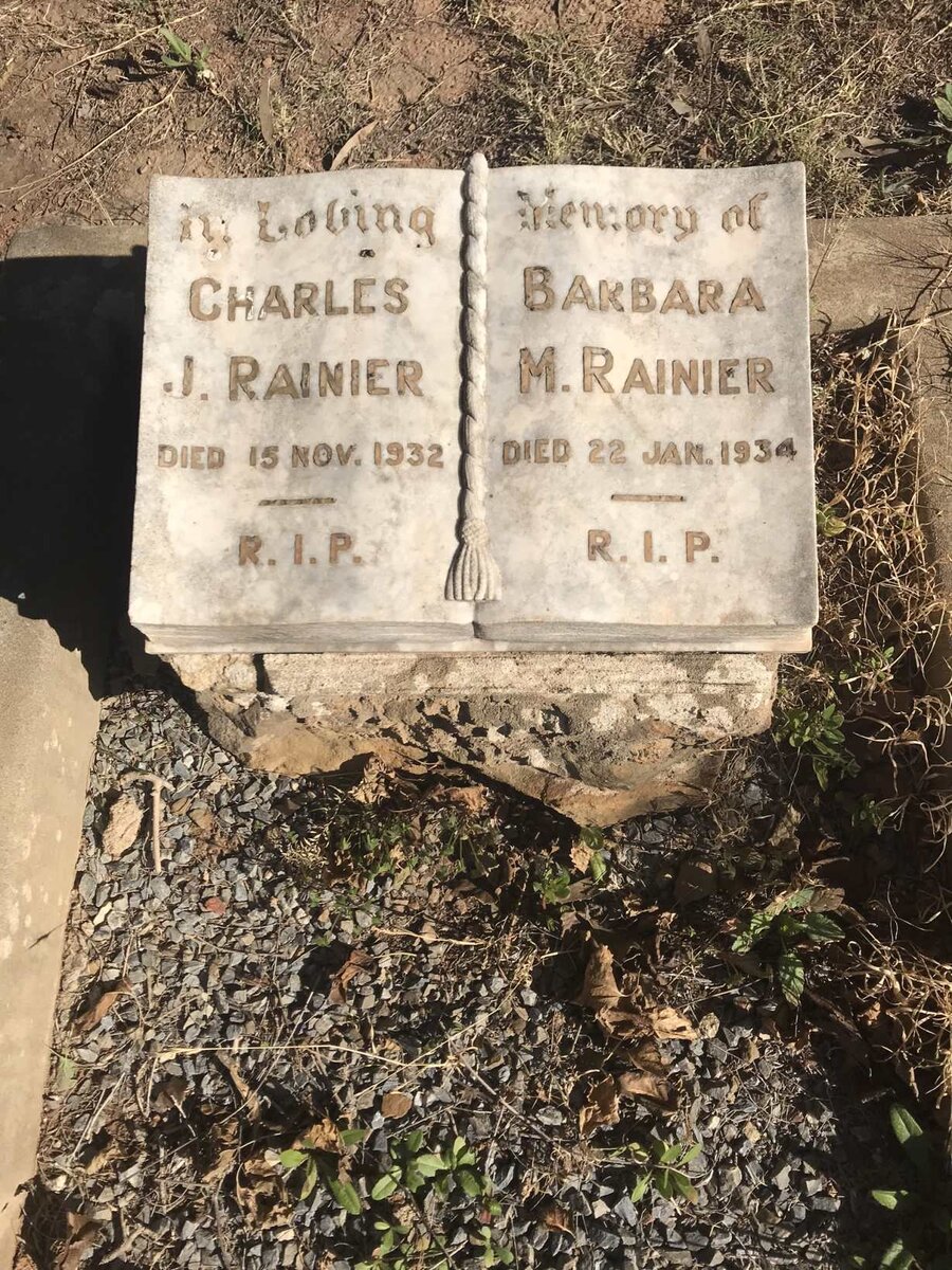 RAINER Charles J. -1932 &amp; Barbara M. -1934