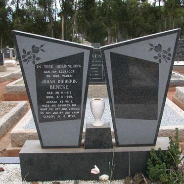 BENEKE Johan Diederik 1912-1969