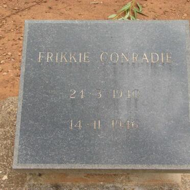 CONRADIE Frikkie 1910-1916