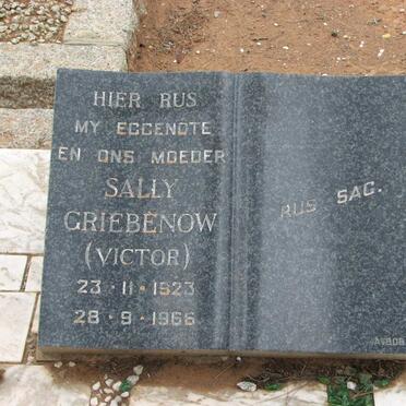 GRIEBENOW Sally nee VICTOR 1923-1966