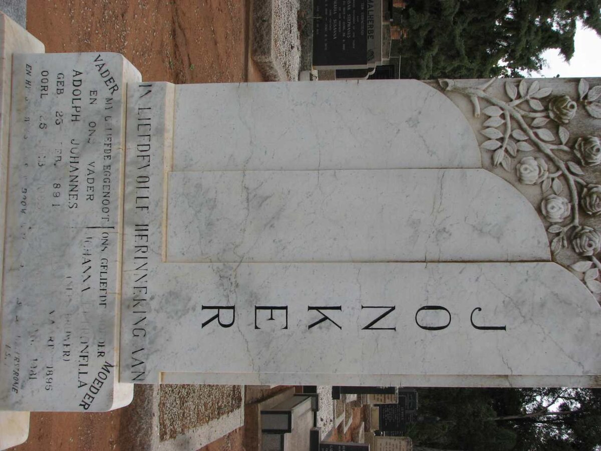 JONKER Adolph Johannes 1891-???? &amp; Johanna Petronella BRUWER 1895-1981