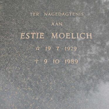 MOELICH Estie 1929-1989